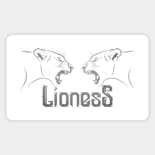 Lionesses Magnet